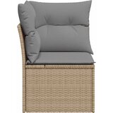  Kutna vrtna sofa s jastucima bež od poliratana | shoptok.hr
