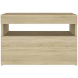  Noćni ormarić LED boja hrasta sonome 60 x 35 x 40 cm drveni | shoptok.hr