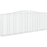  Obokane gabion košare 6 kosov 400x30x140/160cm pocinkano železo, (21000491) | Shoptok.si