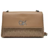 Calvin Klein Ročna torba Re-Lock Conv Shoulder Bag_Jqc K60K612641 Bež
