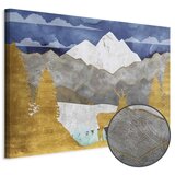  Slika - Golden Land (1 Part) Wide 120x80 Premium Print | shoptok.hr