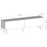 Hanah home TV polica Elisa Sapphıre Oak Hazeran