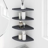  Lebdeća polica s policom 4 pcs Antracit 30 x 30 x 2 cm | shoptok.hr