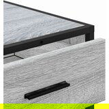 vidaXL Predalnik siva sonoma 70x41x70 cm inženirski les | Shoptok.si