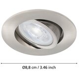Eglo 99672 - LED RGBW prigušiva ugradna plafonska svetiljka SALICETO-Z LED/5W/230V | Eponuda.com