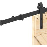 vidaXL Drsna vrata s kompletom vodil 85x210 cm trdna borovina | Shoptok.si