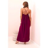 Kesi Włoski Long strap dress plum | shoptok.hr
