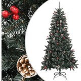  Umjetno božićno drvce sa stalkom zeleno 210 cm PVC | shoptok.hr