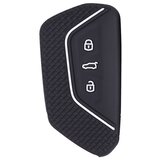 INF Silikonski ovitek za ključ, združljiv z Volkswagen Golf 8, ID4X, R-Line in Touareg X White+Black, (5000152190) | Shoptok.si