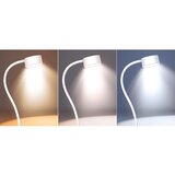 solight WO3001-W- LED prigušiva fleksibilna lampa sa stezaljkom LED/2W/5V 3000/4000/6500K bela | Eponuda.com
