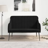  Klupa crna 110 x 76 x 80 cm baršunasta | shoptok.hr