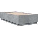  Okvir kreveta boja betona 90 x 190 cm od konstruiranog drva | shoptok.hr