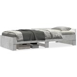  The Living Store Posteljni okvir betonsko siv 90x190 cm inženirski les - Posteljni Okvir, (21526699) | Shoptok.si
