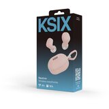 Ksix bežične slušalice Neutron, USB-C, kopča za karabiner, bat. 4h + 16h, roze | shoptok.hr