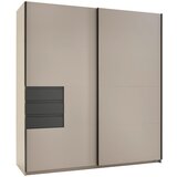 XXXL omara z drsnimi vrati osnabrück, siva, brez ogledala Cene