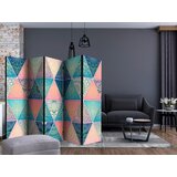 Artgeist PARAVAN 225/172/3 cm večbarvno, turkizna Slike