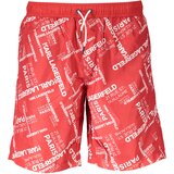 KARL LAGERFELD BEACHWEAR SWIMSUIT MEN'S BOTTOM RED Cene