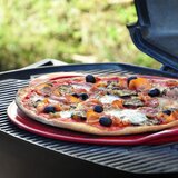 Emile henry Charcoal Large Ridged keramični pekač za pizzo | Shoptok.si