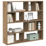 vidaXL Knjižna omara/pregrada artisan hrast 105x24x102 cm | Shoptok.si