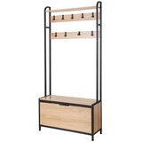 MID.YOU PREDSOBA črna, barve hrasta | Shoptok.si