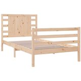  Posteljni okvir iz trdne borovine 75x190 cm, (20902557) | Shoptok.si