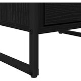  Kreveta Crni hrast 42 x 36 x 75.5 cm Konstruirano drvo | shoptok.hr