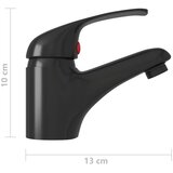  Miješalica za umivaonik crna 13 x 10 cm | shoptok.hr