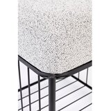 White Label Svetlo siv tabure Milou – | Shoptok.si