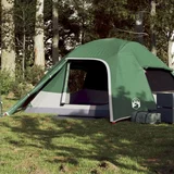  Kupolasti šator za kampiranje za 4 osobe zeleni vodootporni