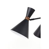Light & Living Mat crna viseća svjetiljka s metalnim sjenilom ø 86,5 cm Hoodies – | shoptok.hr