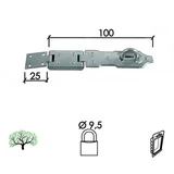 reza za katanac 101 ZnB 100/25/fi9,5mm DSP 3398036