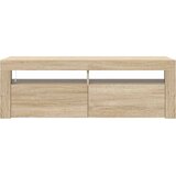  TV ormarić s LED svjetlima boja hrasta sonome 120 x 35 x 40 cm Smeđa | Shoptok.si