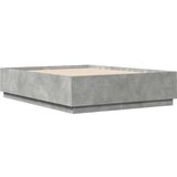 vidaXL Posteljni okvir betonsko siv 120x200 cm inženirski les | Shoptok.si