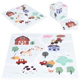 ECO TOYS Velike podne puzzle 90.5x90.5cm Farma/ 21 deo | ePonuda.com