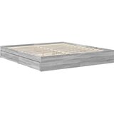 s od storage Siva Sonoma 180 x 200 cm Konstruirano drvo | shoptok.hr