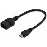 Digitus Kabel USB A-B mikro OTG 0,2m AK-300309-002-S Cene