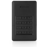 Verbatim Secure Portable 1TB USB 3.1 tvrdi disk, 256 bit AES | shoptok.hr