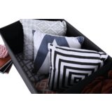 Kondela Zložljiv taburet, siva tkanina, UMINA | Shoptok.si