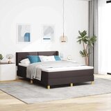  s opruga kutije Tamno smeđa 200 x 140 cm tkanina | shoptok.hr