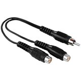 Hama 00205183 Cinch audio adapter [1x muški cinch konektor - 2x ženski cinch konektor] crna | Eponuda.ba