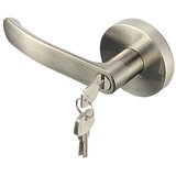 INF Zaklep z ročajem s tremi palicami in ključi, cinkova zlitina, C-razred Silver, (5000243466) | Shoptok.si