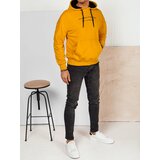 DStreet Men's Printed Sweatshirt, Yellow cene