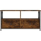  ormarić boja dimljenog hrasta 90x33x45 cm od drva i željeza | shoptok.hr