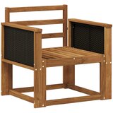  Srednja sofa za van Čvrsto drvo akacije Prirodna | shoptok.hr
