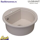 Ulgran granitna sudopera usadna okrugla crna – ulgran – U-405 – (5 boja) bež | Eponuda.com