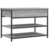  Klupa za cipele siva boja hrasta 70x42,5x50cm konstruirano drvo | Eponuda.com