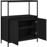 Kupaonski ormarić s policama crni hrast 76,5x35x95 cm | shoptok.hr