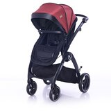 Lorelli ADRIA Kolica Black/Red 2u1 SET: Košara + Putna Torba + Zimska Navlaka (do 15 kg) | shoptok.hr