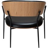 DAN-FORM Denmark Črn fotelj iz umetnega usnja Crib – | Shoptok.si