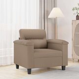 vidaXL Fotelja boja cappuccina 60 cm od umjetne kože | shoptok.hr